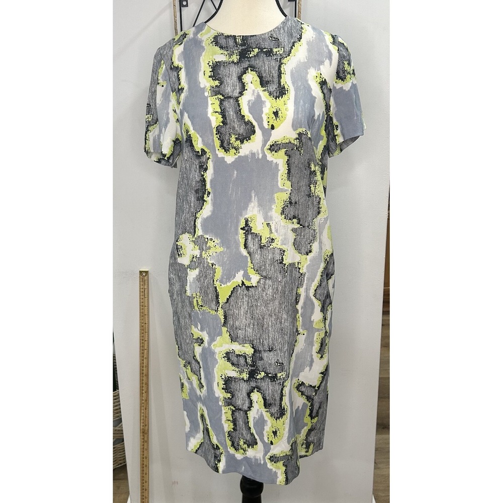 COS Women Multicolor Slip Pocket Shirt Dress Cotton Minimalist EU 34‎ USA 4